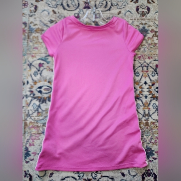 Calvin Klein Girl's Pink Midi Shirt Dress, sz SM (7) - Picture 5 of 7